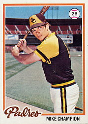 1978 Topps Baseball Cards      683     Mike Champion